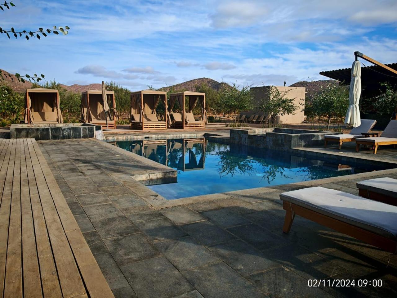 Hotel Flores De Sal-Valle De Guadalupe Bagian luar foto