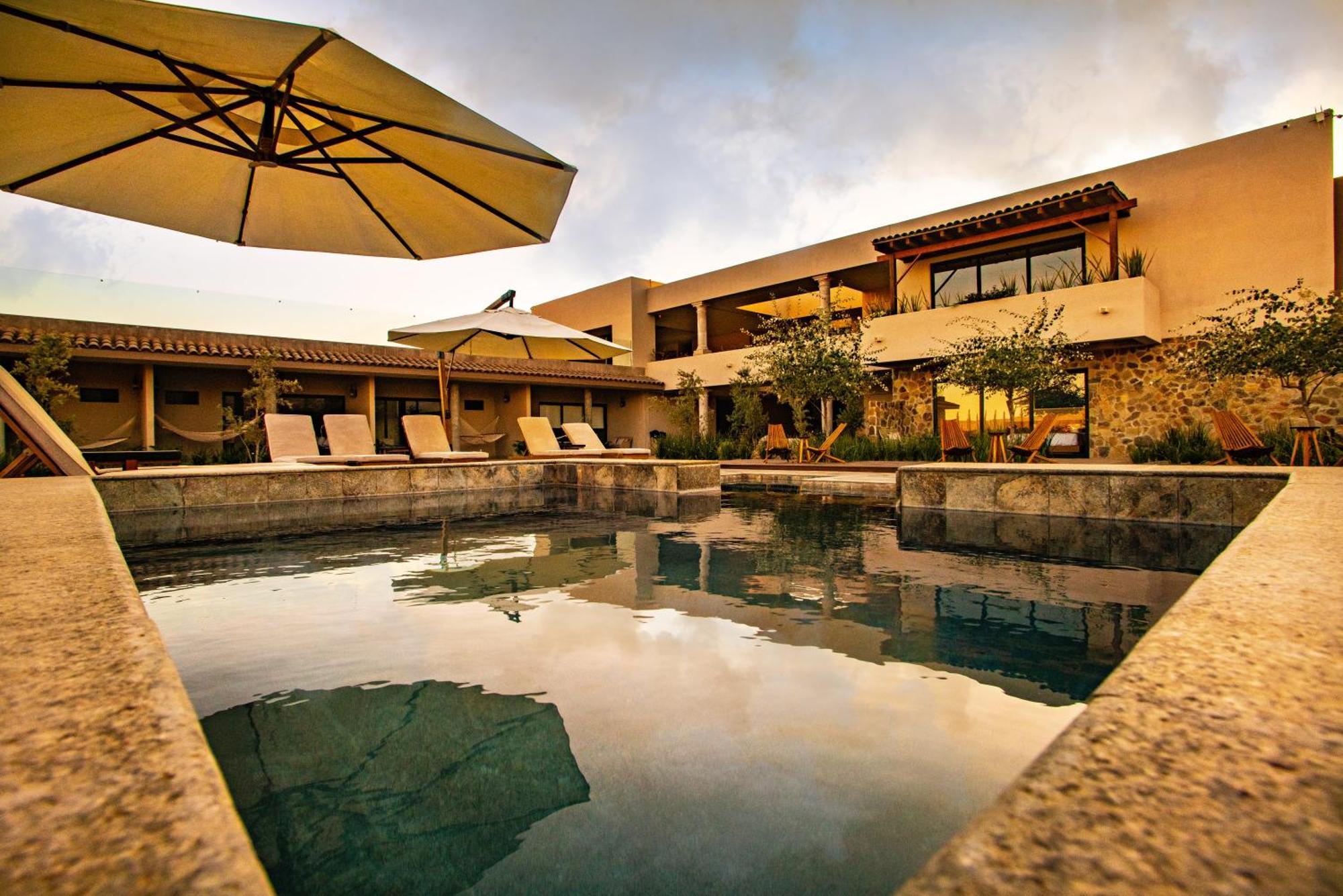 Hotel Flores De Sal-Valle De Guadalupe Bagian luar foto