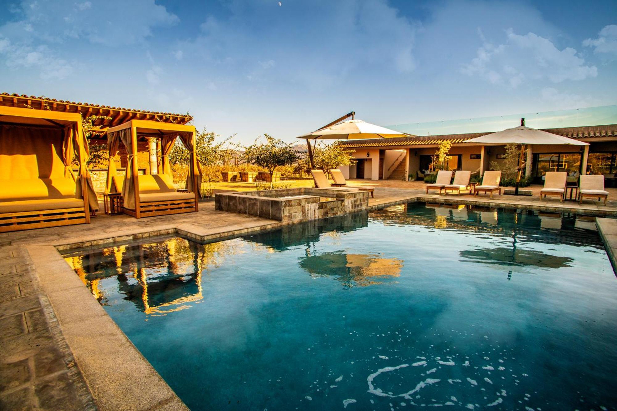Hotel Flores De Sal-Valle De Guadalupe Bagian luar foto