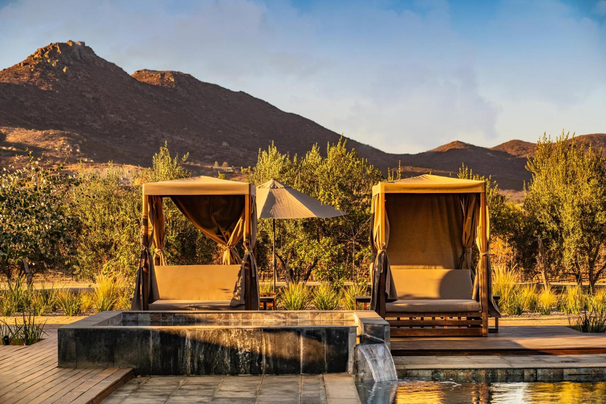 Hotel Flores De Sal-Valle De Guadalupe Bagian luar foto