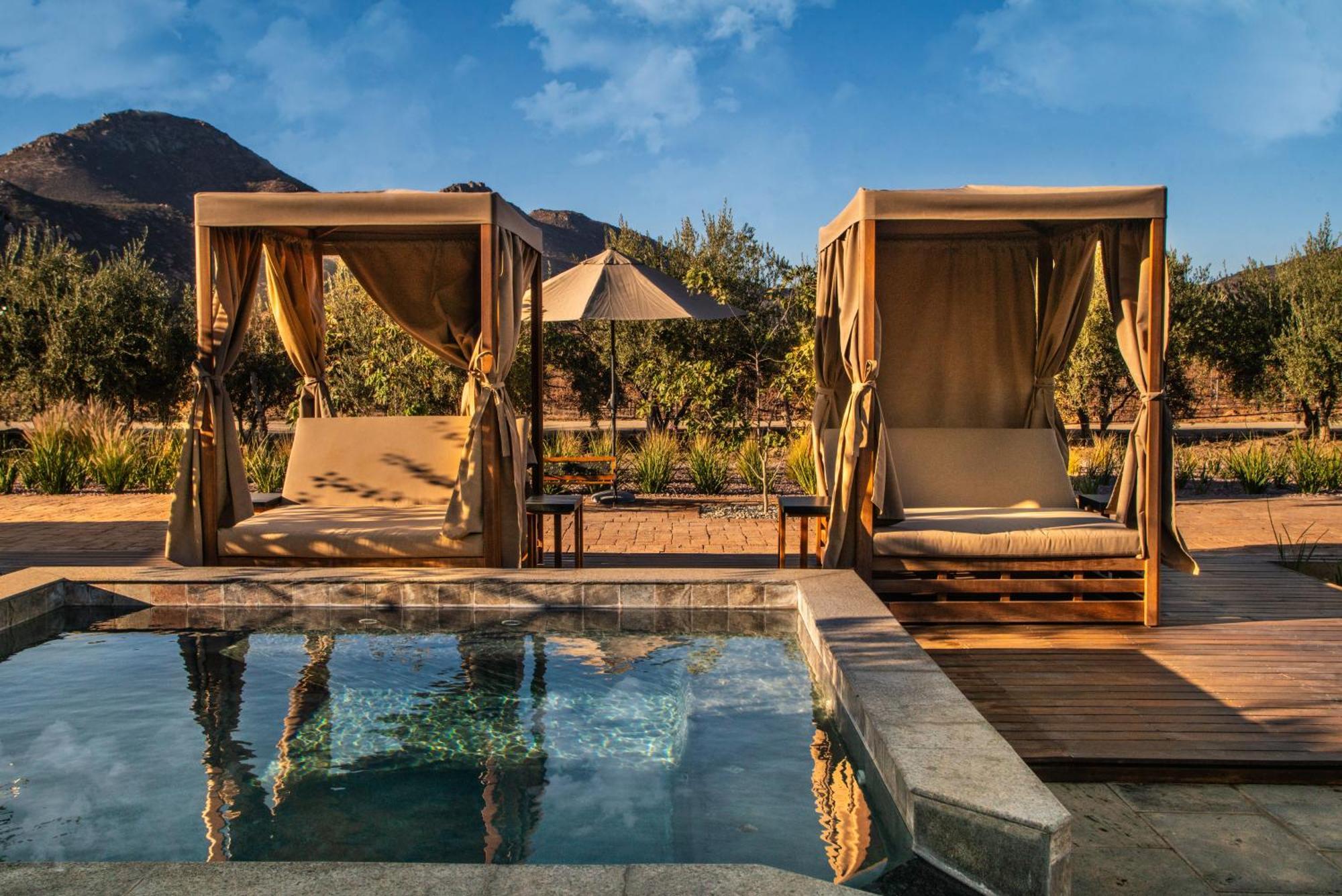 Hotel Flores De Sal-Valle De Guadalupe Bagian luar foto