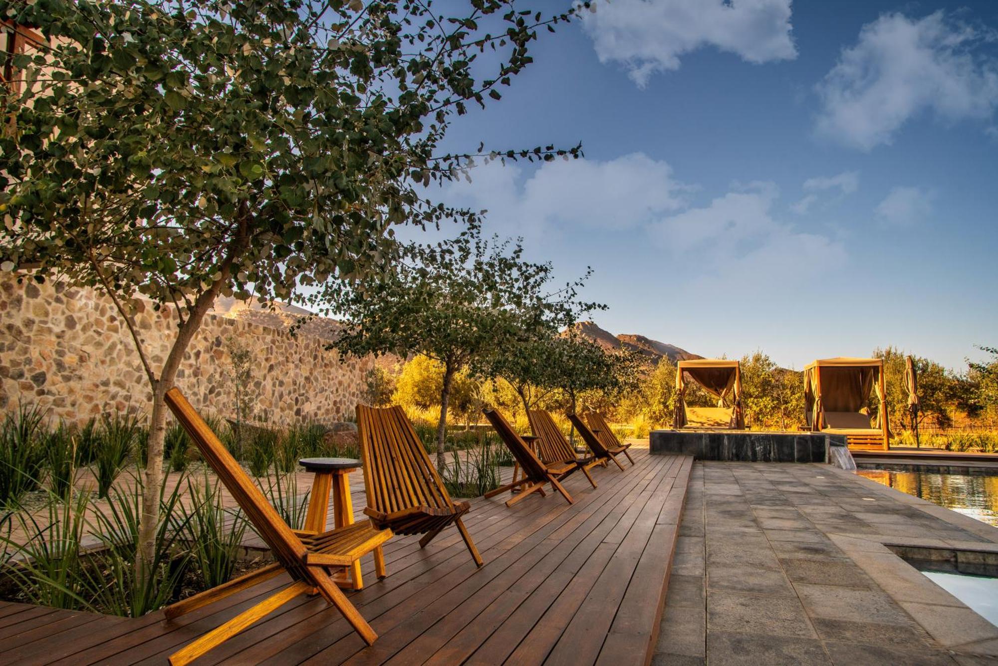 Hotel Flores De Sal-Valle De Guadalupe Bagian luar foto