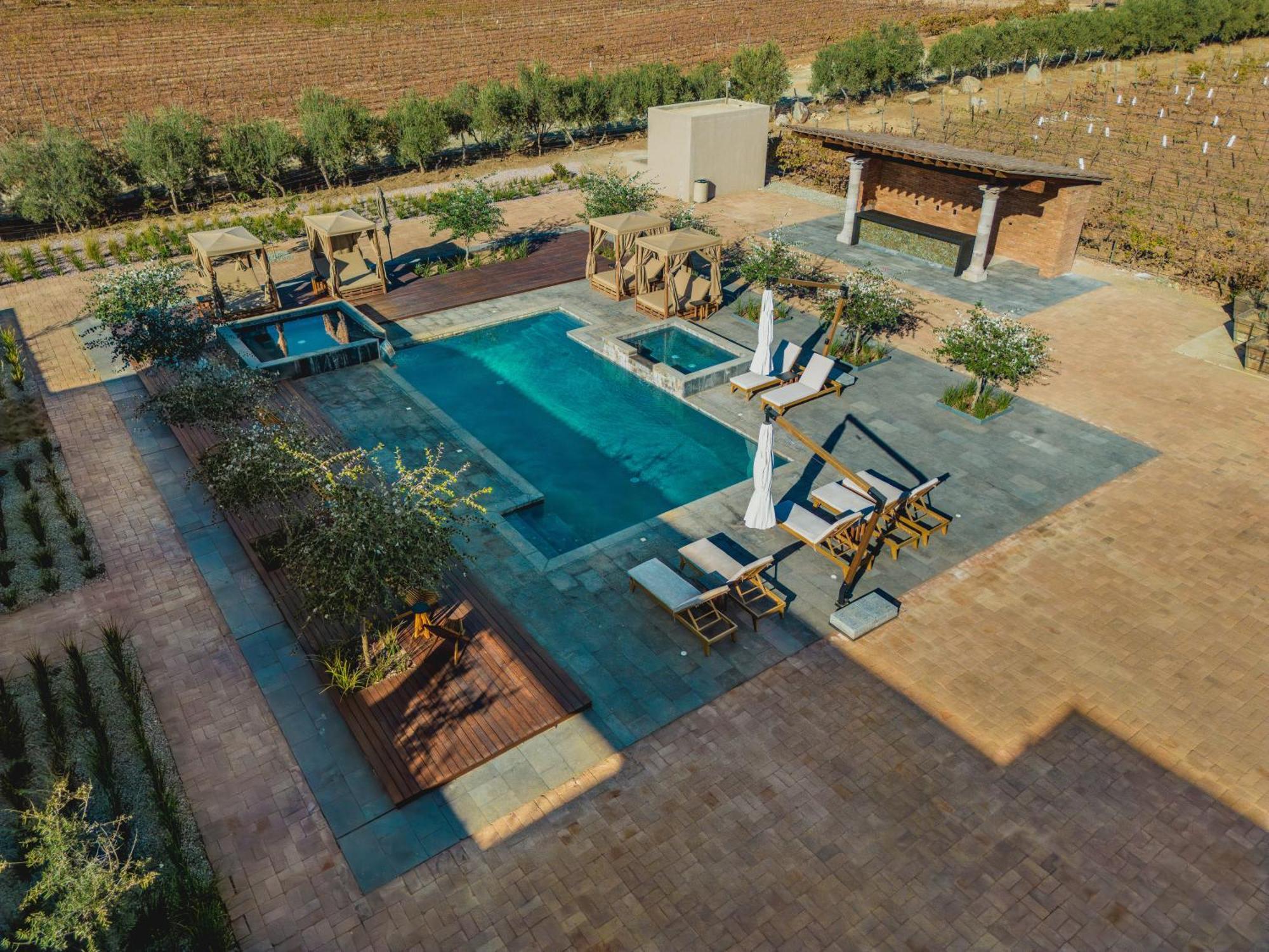 Hotel Flores De Sal-Valle De Guadalupe Bagian luar foto